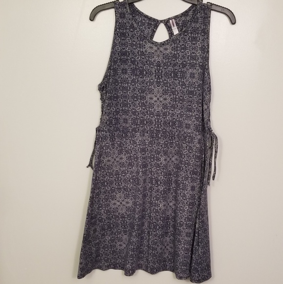 Xhilaration patterned blue dress - Picture 1 of 6